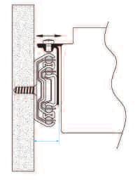 set of full-extension ball- bearing slides model SUP/3 - ready to be assembled on wood cabinet side - slide to be directly fitted to filing frame 15 7,2 estrazione/extension B interasse telaio/frame