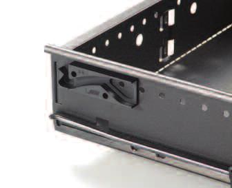 Cassetto metallico Metal Drawer 3 Gli ingombri più ridotti: Reduced
