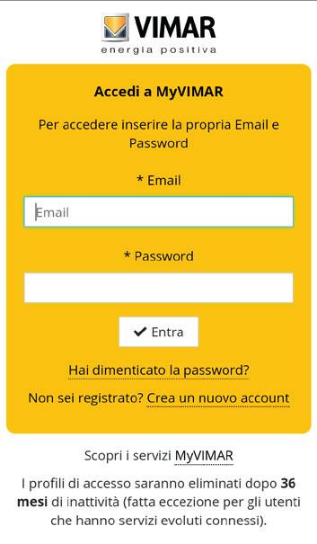 4.2 - Installare l App sullo smartphone Scaricare e installare l App Vimar "VIEW Product sul proprio smartphone