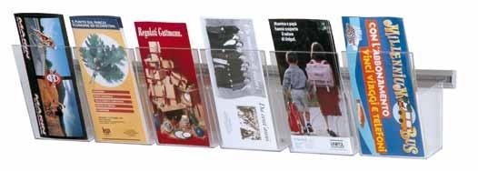transparent polystyrene brochure holders 000 MINI VS/ - Kit barra + tasche 5 6 000 MINI VS/ - Kit barra + tasche 50 6
