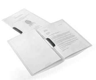 Per archiviare documenti in modo elegante e sicuro senza bisogno di perforare o rilegare. Formato esterno 22 x 31 cm; formato utile 21 x 30 cm.