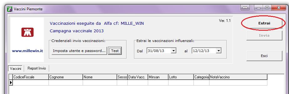 COME ESTRARRE I VACCINI Inserire il