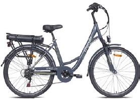 AUTONOMIA: CIRCA 50km La bicicletta a pedalata assistita è una bici alla cui azione propulsiva umana si aggiunge quella di un motore.