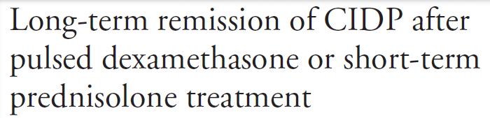 corticosteroidi e long-term remission F.