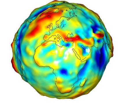 La forma della Terra Il nostro pianeta è comunemente descri2o come una sfera schiacciata ai poli.
