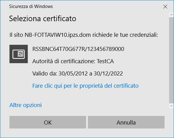 Su Chrome e Opera la finestra di