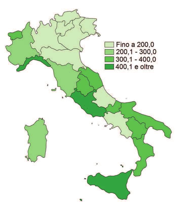 8 RIFIUTI URBANI SMALTITI IN DISCARICA Rifiuti urbani smaltiti in discarica per regione Anno 2011 (kg per abitante) Quasi la metà dei rifiuti urbani sono ancora smaltiti in discarica UNO SGUARDO D