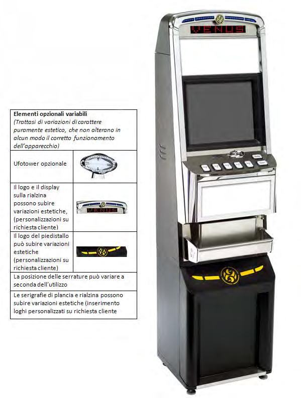 mobile modello VENUS 460 mm NOVOMATIC