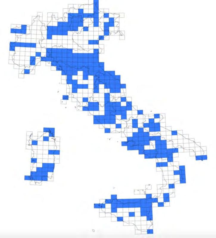 000 sono 277 e seguono la numerazione dei fogli topografici dell IGM E in corso la redazione di una