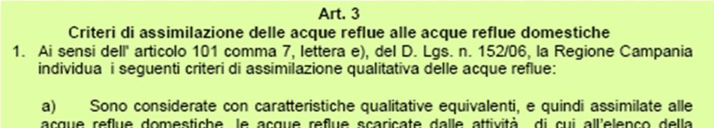 Regolamento Regionale n.6 del 24/09/2013 In particolare l art.