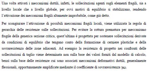 Progetto struttura: capacity design C7.