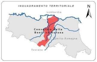 471 ha in pianura 3 regioni: Emilia Romagna,