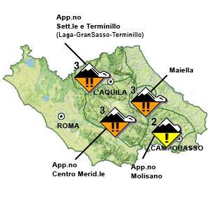 NO MOLISANO 700 800 73/130 005 1429 MANTO NEVOSO - Soffici lastroni di neve ventata su strati moderatamente consolidati. Il manto nevoso è in generale moderatamente consolidato su molti pendii ripidi.