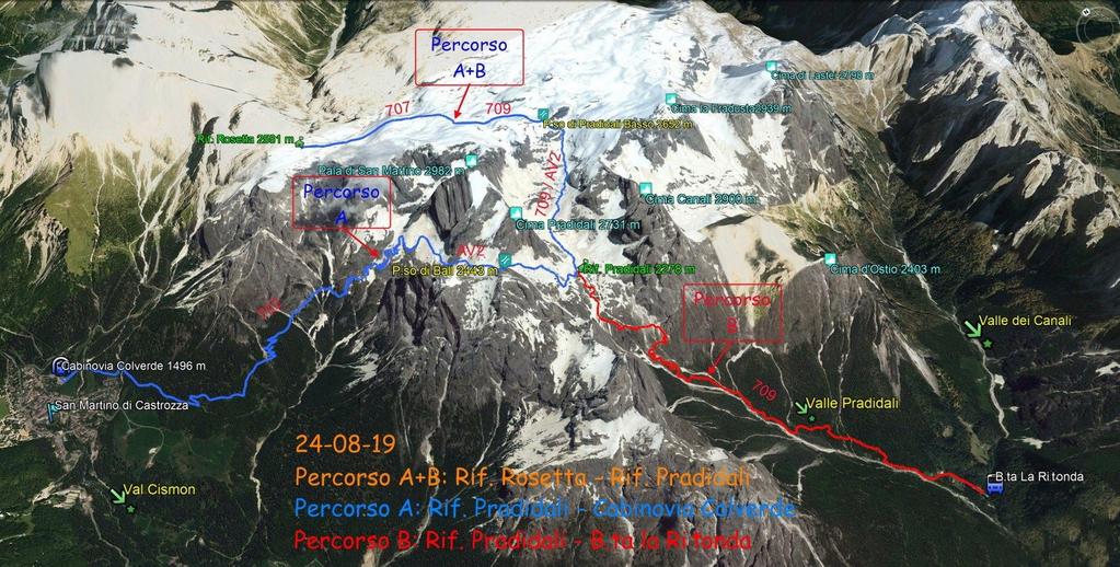 (Percorso B) Rifugio Pradidali Baita La Ritonta Dal Rif.