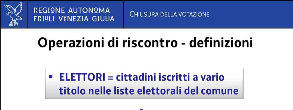 In primo luogo, per un corretto svolgimento delle operazioni di