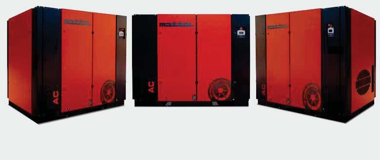 SERIE AC 55-75-9O Compressori rotativi a palette Serie AIR CENTRE I compressori Mattei serie Air Centre sono installazioni complete ed efficienti, perfette per qualunque applicazione industriale.