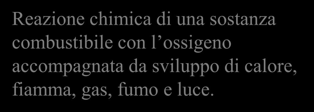 gas, fumo e luce.