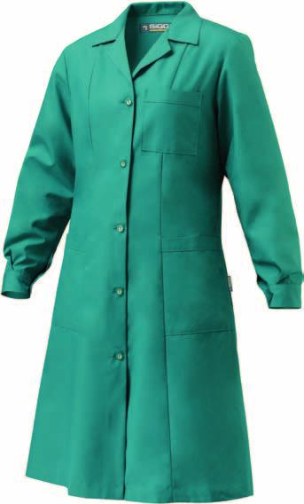 I N D U S T R I A - C a m i c i I N D U S T R Y - C o a t s Particolare del taschino Pocket detail Laura camice donna woman coat 6CA005 65% popeline poliestere/popline polyester, 35% cotone/cotton 30