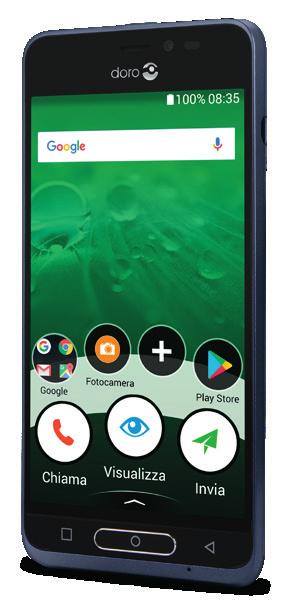 Smartphone Doro 8035 Tante opportunità, un solo smartphone. Smartphone dal suono forte e chiaro, facile da impugnare e adatto a tutti, anche agli utenti smartphone alle prime armi.