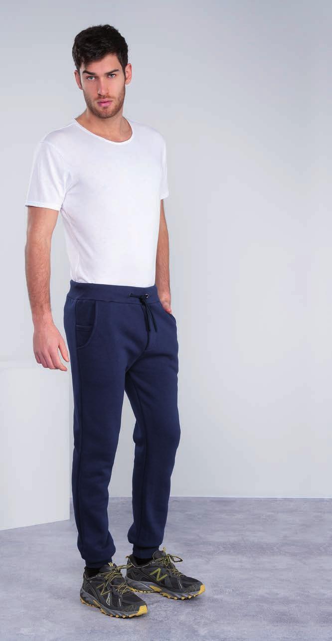 STILE IT804 Pantalone in felpa soft 75% Cotone - 25% Poliestere
