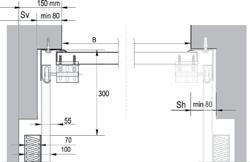 Meccanica R40 Elevata affidabilità Il sistema guide R40 viene fornito completamente pre-assemblato con molle, guide e accessori.