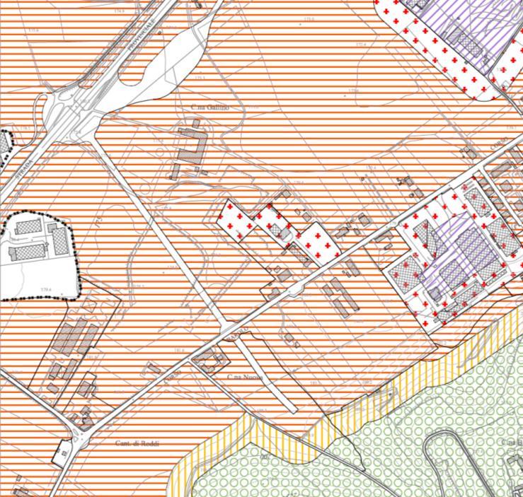 Ridefinizione perimetro classe IV La zona IV viene ridisegnata sul perimetro del PRGC.