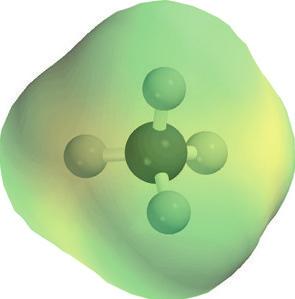 metano modello a sfere e bastoncini del metano modello a spazio