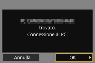 Procedura sulla fotocamera-3 Stabilire una connessione Wi-Fi.