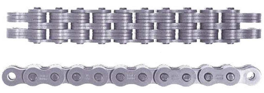 Serie LH (BL) - catene conformi alla norma ISO 4347 pern rni ambo copi pigl glia iati Foro per copiglia : V 52 Resistenza Minima Perno b4 h2 e alla trazione Peso al C b6 2 metro ISO 4347 SEDIS V max.