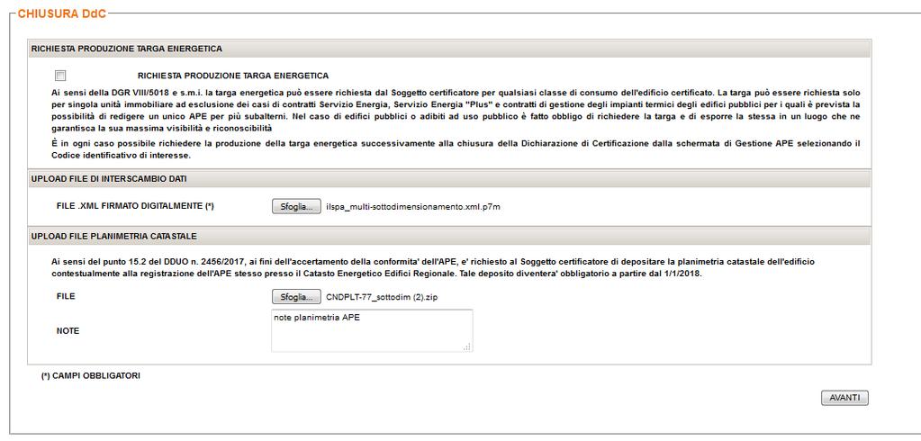 Aggiornamento 17/09/2019 Guida ai servizi CENED Certificatore energetico 301 - Errore applicativo Contattare lo Staff Cened 302 - Errore base dati Contattare lo Staff Cened 303 - Errore servizio