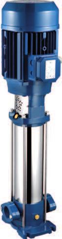 ULTRA LG Pompe centrifughe multistadio verticali.