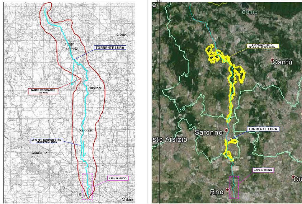 1.PREMESSA La presente relazione paesistica è a supporto del progetto di LAVORI DI SISTEMAZIONE SPONDALE DEL TORRENTE LURA NEL TRATTO CITTADINO DEL COMUNE DI RHO (MI).