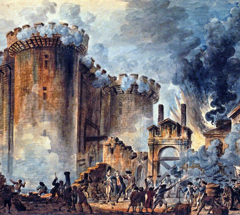 #3 GLI INIZI La presa della bastiglia * Il popolo parigino, aizzato da alcuni personaggi come Danton, insorge e inizia la sua protesta contro gli aristocratici.