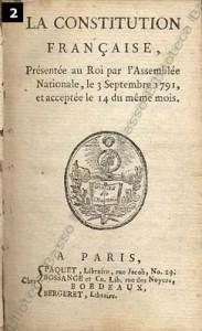 #4 GLI SVILUPPI La nuova costituzione * 3 Settembre 1791 = La Assemblea Costituente scrive la nuova costituzione: la Francia sarebbe diventata una monarchia costituzionale nella quale al re si