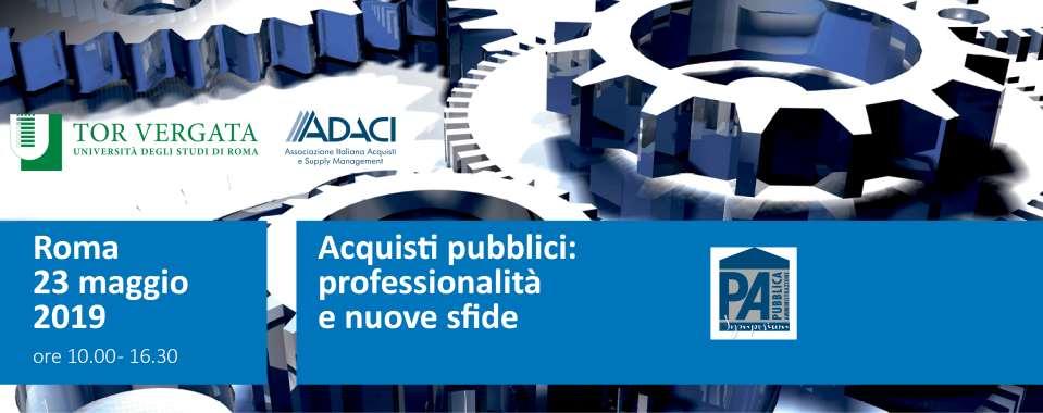 Le sfide della professionalità nel procurement pubblico in Italia e in Europa