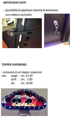 Grafiche personalizzabili* - Colori led personalizzabili NB: Il colore, I materiali, le finiture e le dimensioni del mobile possono subire leggere