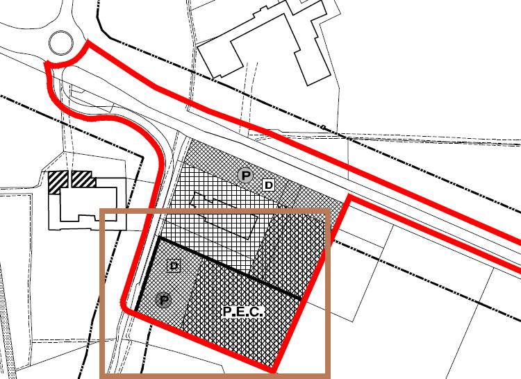 OGGETTO DI VARIANTE 3 S.P. 230 Biella - Vercelli La Variante procede allo stralcio del comparto a nuova destinazione terziaria (commerciale direzionale) soggetto a S.U.E. (superficie territoriale pari a m 2 7.