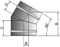 58 59 61 6,5 66 69 7,5 0016650 0016651 001665 0016653 0016654 0016655 0016656 0016657 Modulo telescopico di lunghezza regolabile Curva a 30 - Non portante, da utilizzare solo nei tratti