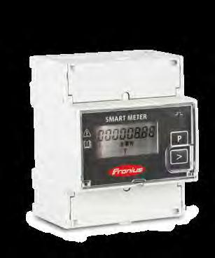 / 42 FRONIUS SMART METER / Il contatore bidirezionale per monitorare e analizzare i consumi / Grazie alla comunicazione con interfaccia Modbus RTU 485 (con una velocità di trasmissione di 9600 baud),