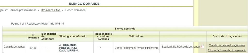 La procedura chiede la conferma dell operazione in quanto vengono cancellati tutti i dati inseriti relativi ai pagamenti.