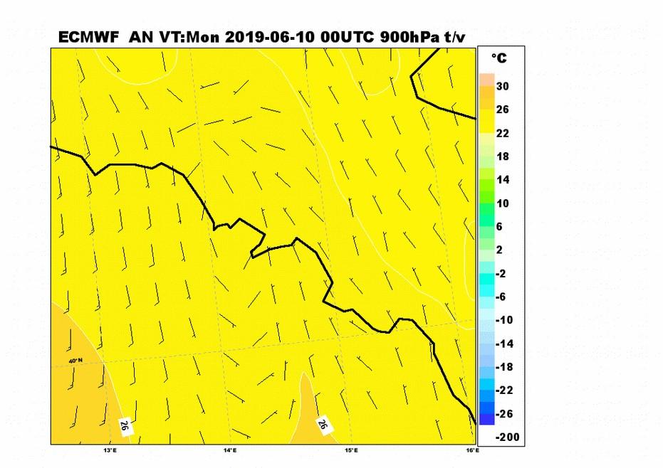 Evento Sahariano del 07-16 Giugno 2019 A partire dalla giornata del 07 fino a tutto il 16 Giugno è stato riscontrato un notevole afflusso di polveri sahariane che dopo aver sorvolato il Mar Tirreno