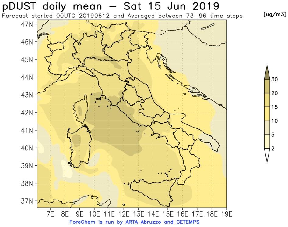 14 e 15 Giugno 2019, sulla Campania sono previste