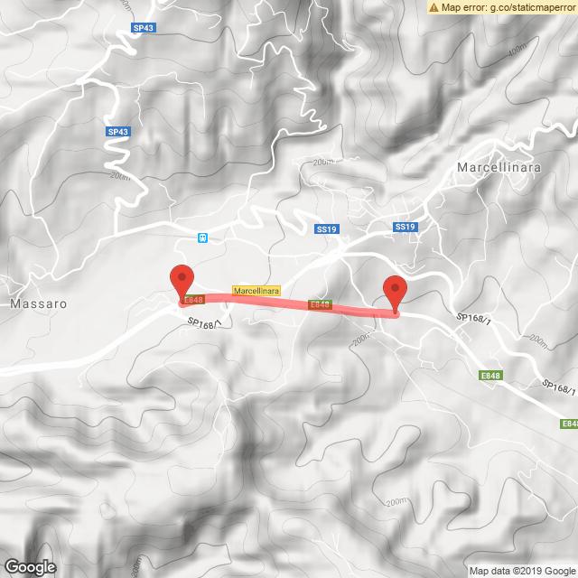 MAPPA COROGRAFICA SS 280 DEI DUE