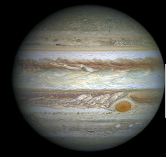 6. I pianeti di tipo gioviano Giove è il quinto e il più grande dei pianeti.