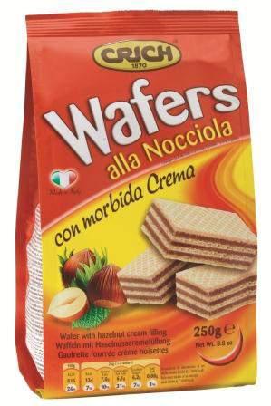 250 NOCCIOLA (CT10) CRICH WAFER BAG GR.