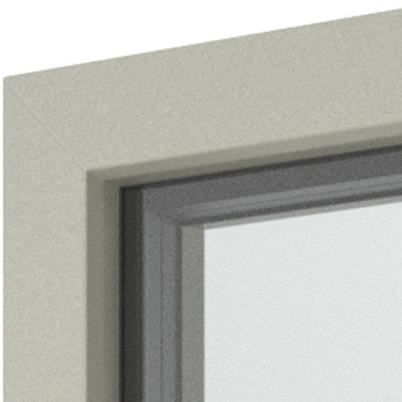 Design a tutto vetro con smaltatura perimetrale dei bordi in colore a scelta.