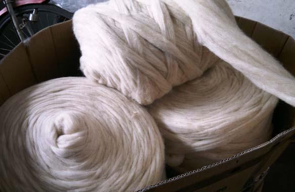 velocità di funzionamento delle macchine e alle rese produttive Bobine pettinate in lana sarda In generale, i processi affrontati sono stati ottimizzati sotto
