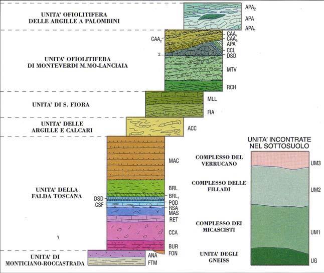Spea Ufficio Geologia 14 / 58 Verrucano (Trias inferiore-medio) costituito principalmente da Filladi, quarziti e mataconglomerati di ambiente continentale. Fig.