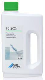 Flacone da 2,5 litri 310 2575 z 39,55 FD 312 Dürr Dental Soluzione disinfettante e detergente a base di benzalconio cloruro, indicata per le superfici ed oggetti.