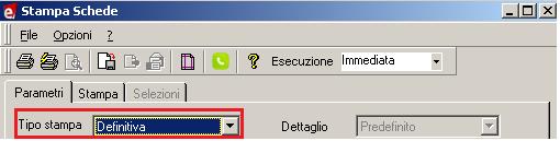 Eseguire la stampa delle schede articoli, relative all esercizio che si sta chiudendo (2018), utilizzando la query Stampa schede (Magazzino Attività Periodiche Stampa schede) impostando Definitiva